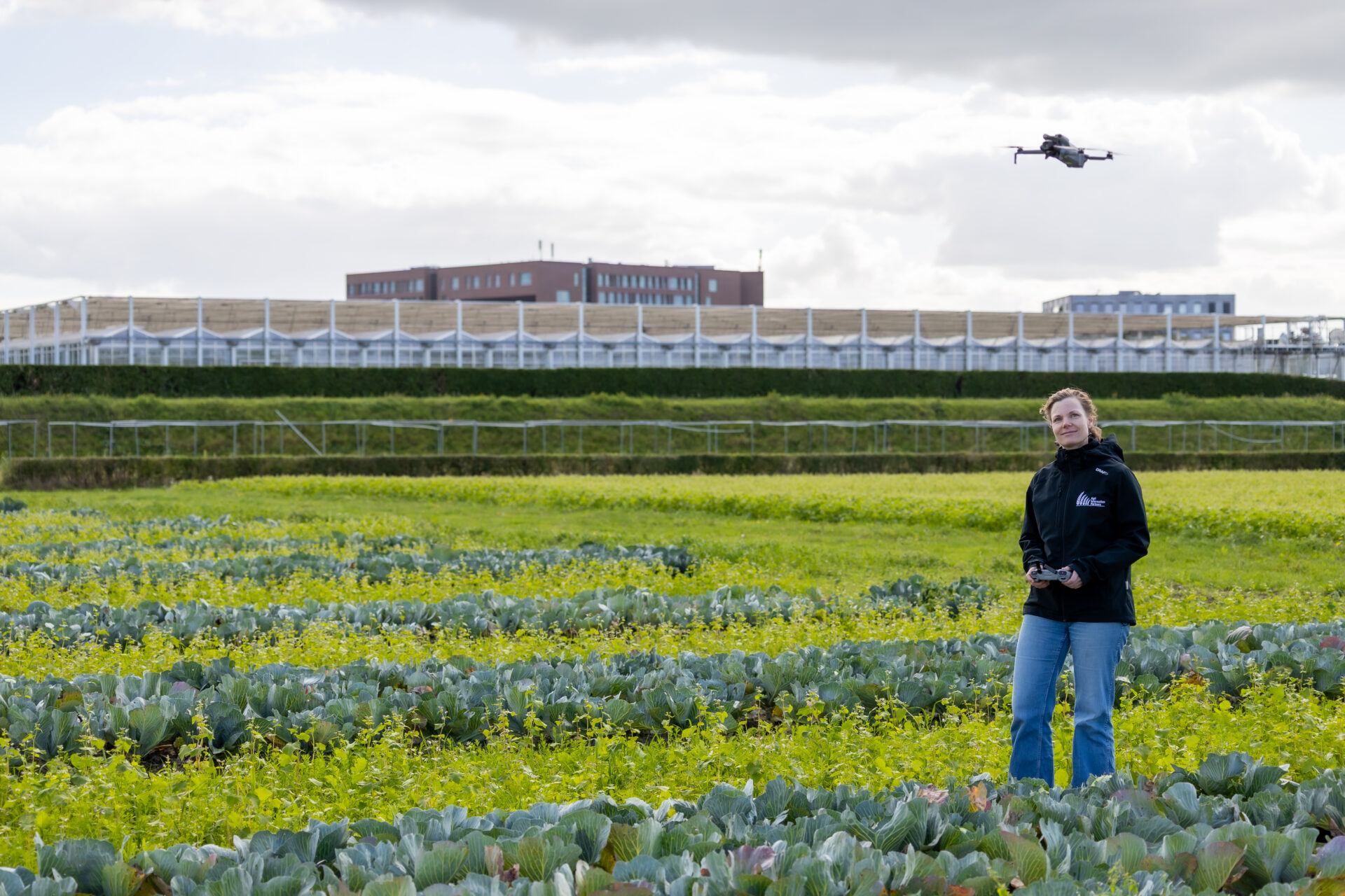 Anna met drone